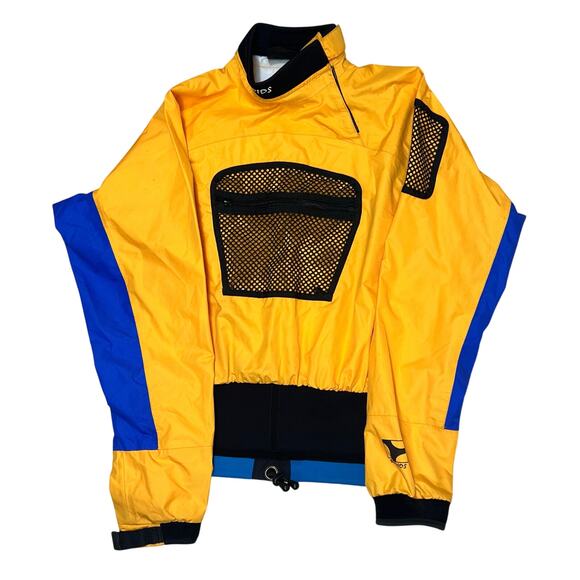 White Rapids Waterproof Nylon Water Rafting Yellow Jacket Size M - Picture 1 of 14